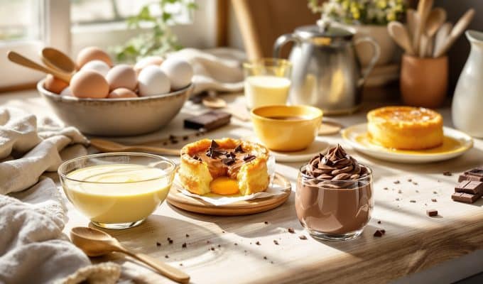 Utiliser 4 jaunes d'œufs : recettes sucrées faciles pour ne rien gaspiller
